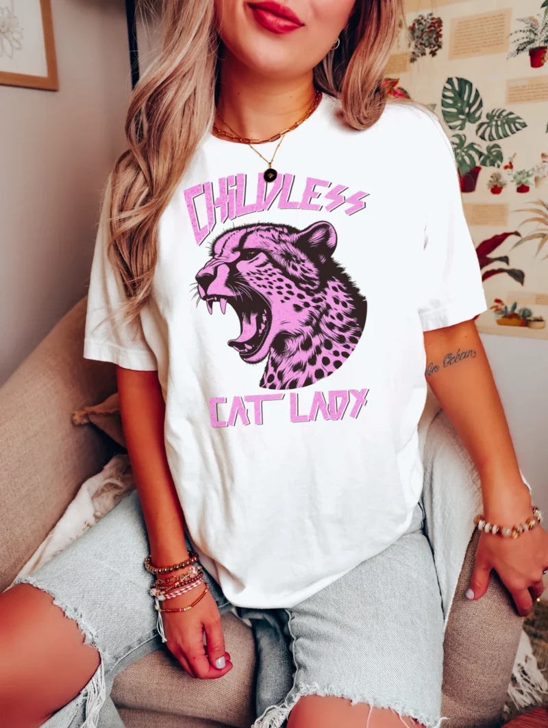 Childless cat lady shirt