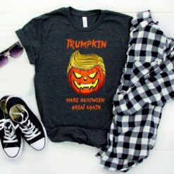 Trump 2024 Halloween Trumpkin Shirt Make Halloween Great Again Shirt