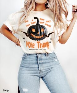 Trump 2024 Halloween Trumpkin Shirt Vote Trump 