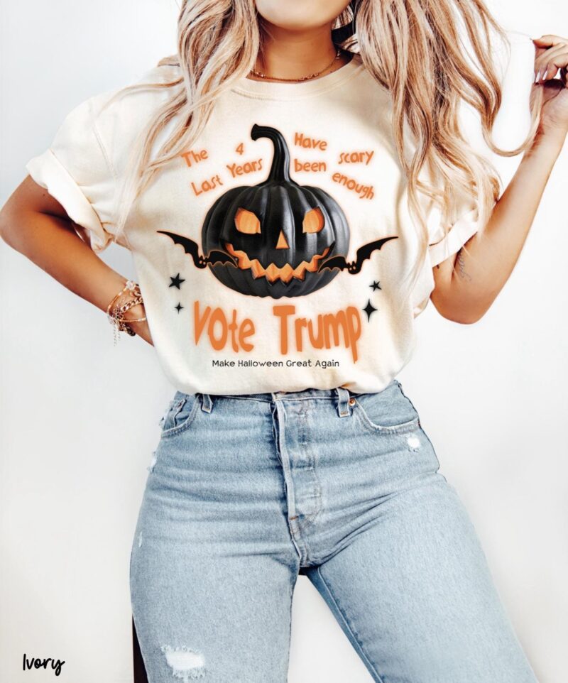 Trump 2024 Halloween Trumpkin Shirt Vote Trump