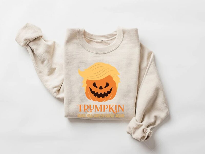 Trump 2024 Halloween Trumpkin Shirt Pumpkin Head Trump Shirt