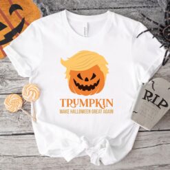 Trump 2024 Halloween Trumpkin Shirt Pumpkin Head Trump Shirt