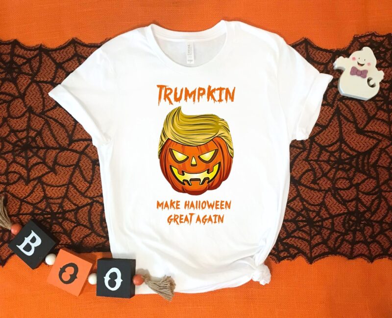 Trump 2024 Halloween Trumpkin Shirt Make Halloween Great Again Shirt