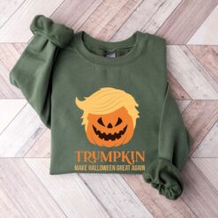 Trump 2024 Halloween Trumpkin Shirt Pumpkin Head Trump Shirt