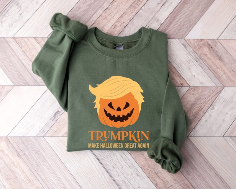 Trump 2024 Halloween Trumpkin Shirt Pumpkin Head Trump Shirt