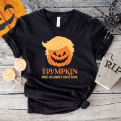 Trump 2024 Halloween Trumpkin Shirt Pumpkin Head Trump Shirt