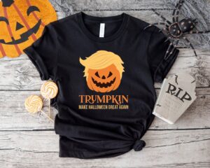 Trump 2024 Halloween Trumpkin Shirt Pumpkin Head Trump Shirt