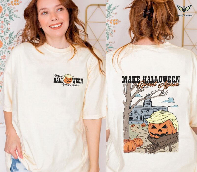 Trump 2024 Halloween Trumpkin Shirt Halloween Gift Shirt