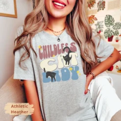 Vintage Childless Cat Lady Shirt