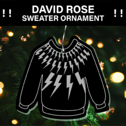 Many Bolts David Rose Sweater Ornament - Acrylic Schitts Creek Single Ornament